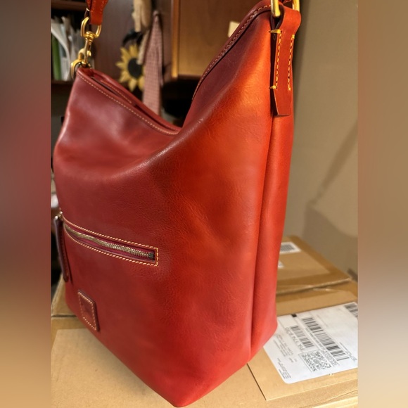 Dooney & Bourke Camden Florentine Hobo Medium Shoulder Bag - Picture 11 of 15